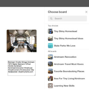 Pinterest Pinning Image With Description