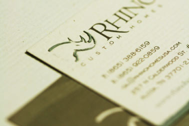 Rhino Homes Business Cards