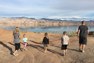 Traveling with kids.