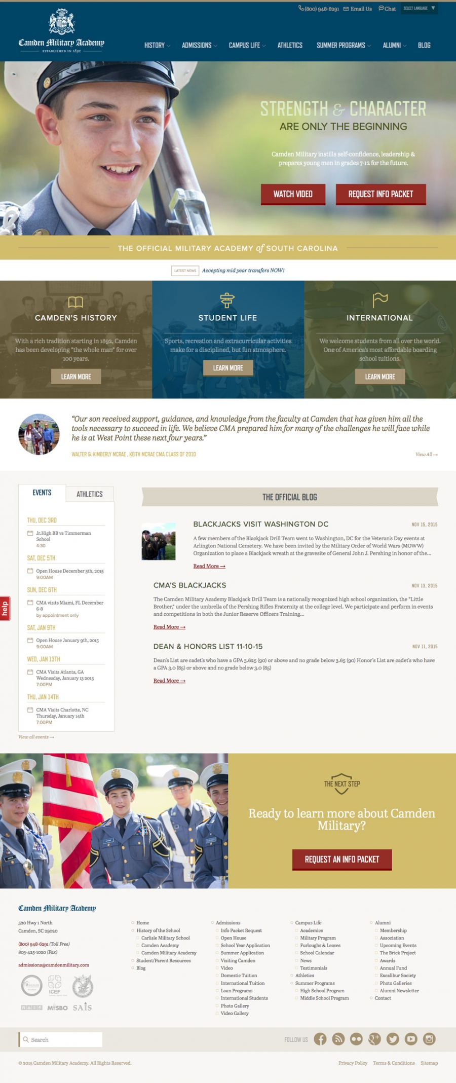 Camden Military Homepage