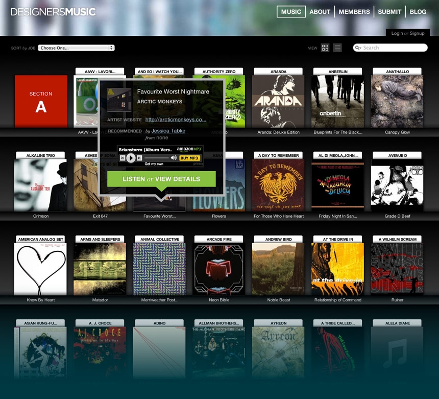DesignersMusic Music Page