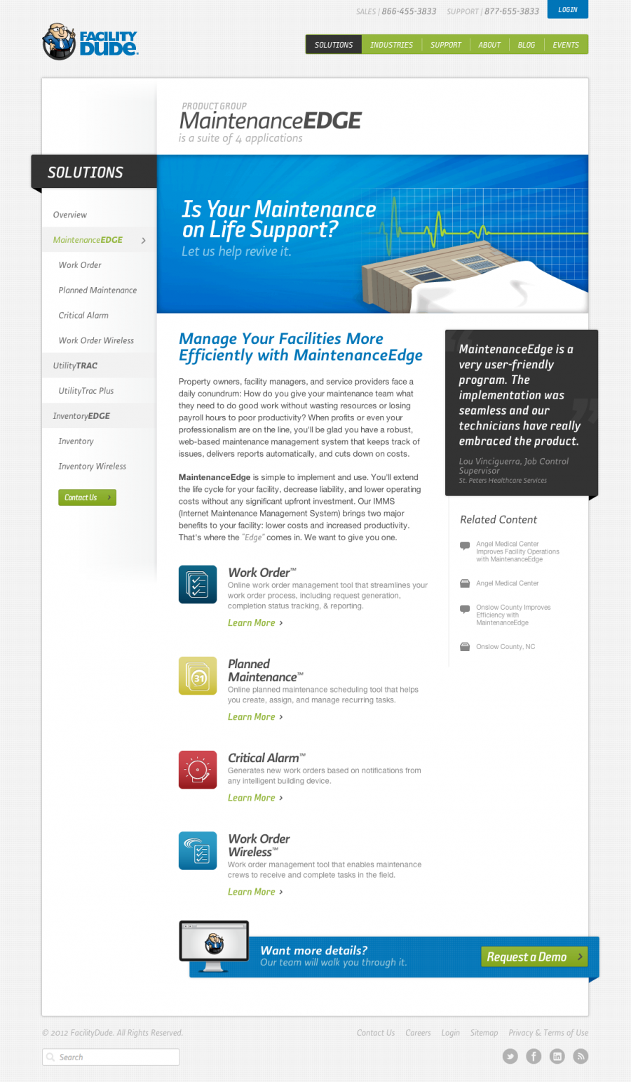 FacilityDude Product Group