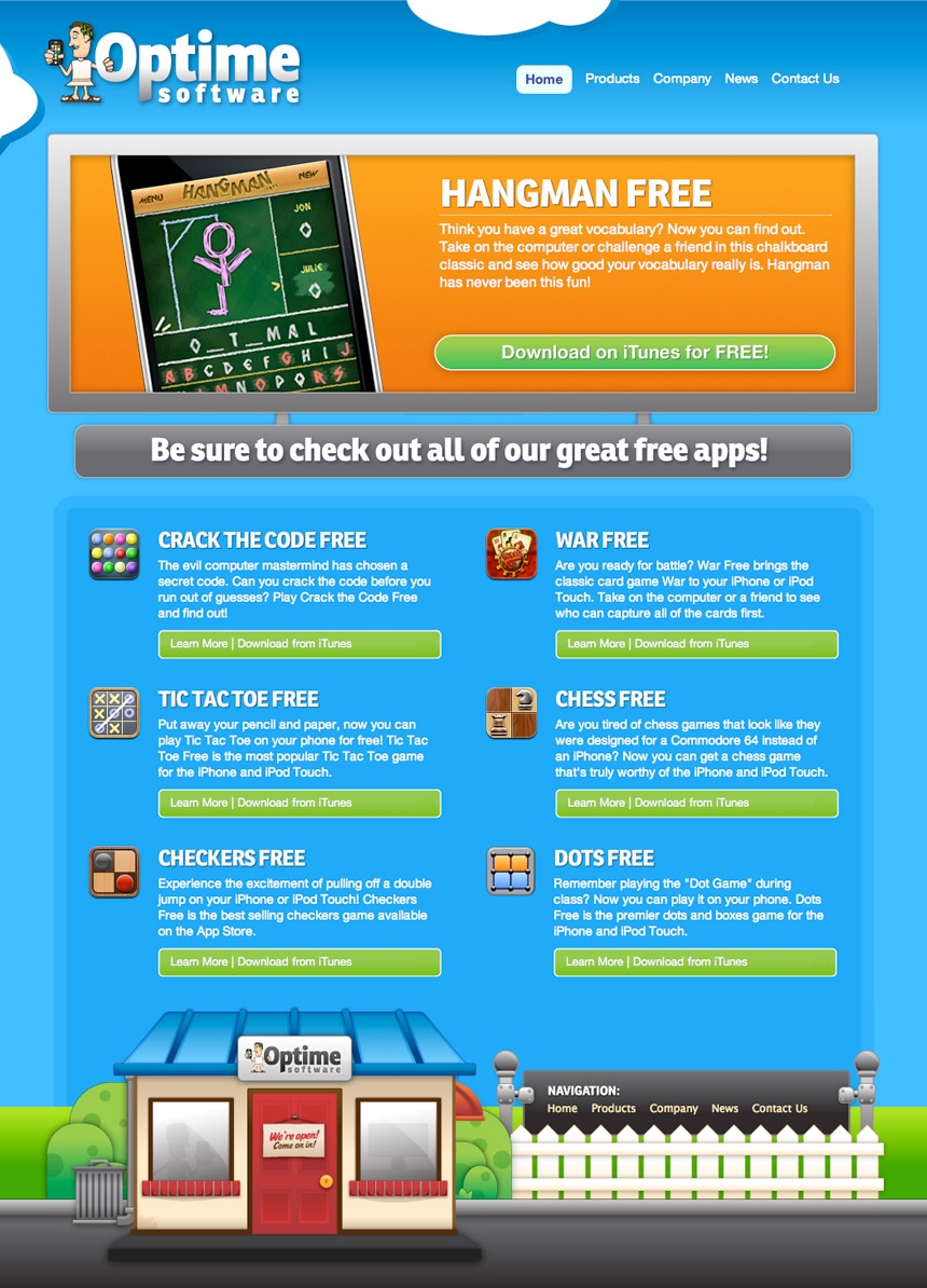 Optime Homepage