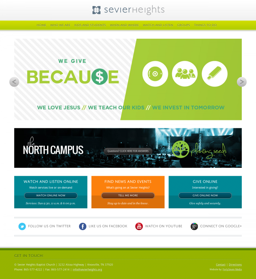 Sevier Heights Homepage