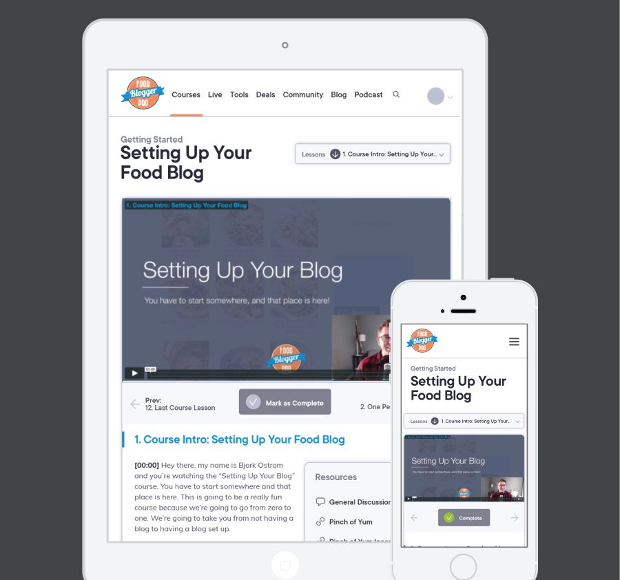 Food Blogger Pro Responsive