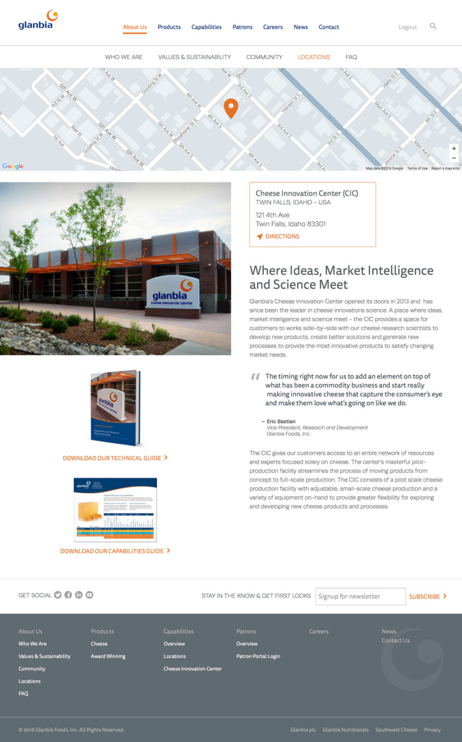 Glanbia Foods Location