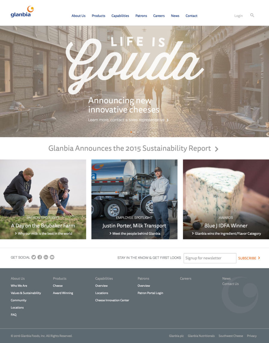 Glanbia Foods Homepage
