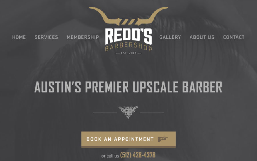 Redd’s Barbershop Web Design
